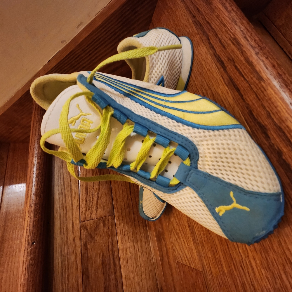Puma Kids Shoes - Blue and Yellow